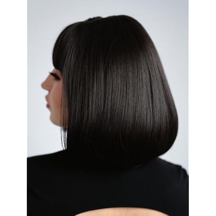 DILLARDS Gaibmax - Wigs For Women Hair Natural Looking Wigs For Women Short Hair Bob Wig With Bangs Fiber Synthetic Wigs - Image 4